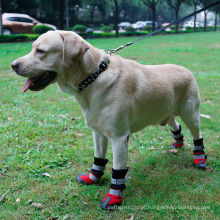Acessórios para animais de estimação atacado Moda segurança anti-slip impermeável cão botas de inverno ao ar livre pet sapatos de chuva quente